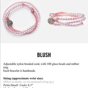 100 Good Deeds bracelet Blush small *like new